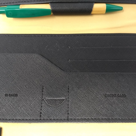 ZOPPEN TRI-FOLD BLACK TRAVEL WALLET RfID BLOCKING - Picture 5 of 6